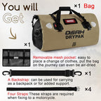 Waterproof Duffel Bag (Brown / 60L)