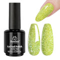Beetles Lime Green Glitter Gel Nail Polish (H - Velvet Green | Pistachio Frappe)