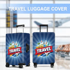 Travel Badge Luggage Cover Washable Suitcase Protector Anti (Travel Badge / M(24-26inch suitcase))