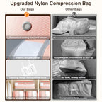 2 Pack Compression Storage Bags (110L-2 Pack / Pink)