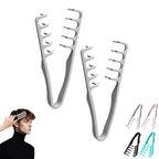 2026 Upgrade Texture Comb — Men's Fluffy Texture Hair Styling Appliances, Volume And Grooming Accessory For Women, Maximum Lift Hair Roots Volume Tool (Gray x 2pcs)