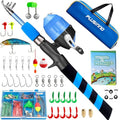 Kids Fishing Pole (BLUE / 4.92 ft)