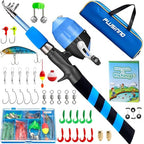 Kids Fishing Pole (BLUE / 4.92 ft)