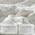 LUXOME Lightweight Blanket | 100% Rayon from Bamboo Fabric & Fill | Full/Queen - Image 4