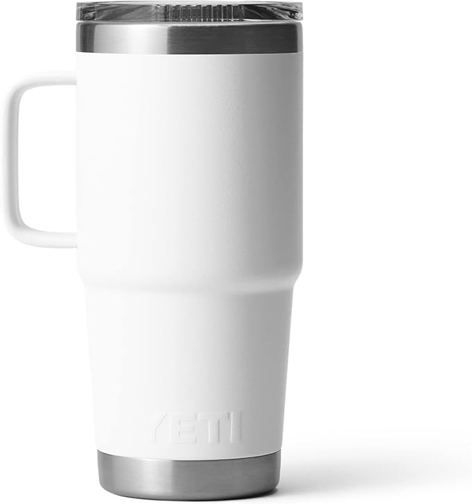YETI Rambler 20 oz Travel Mug, Stainless Steel, Vacuum Insulated - Image 3