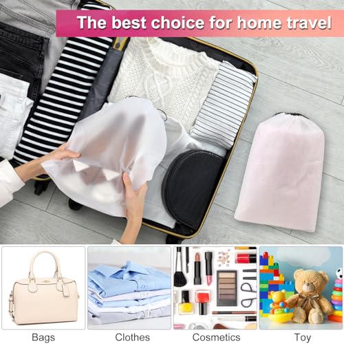 18 Pack Shoe Bags (White)