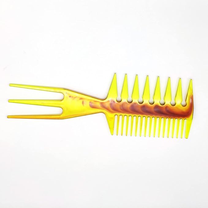 Oil Hairstyle Comb for Men Wide Tooth Hair Styling Comb Lightweight Salon with Scalp Massage 8.26 Inch for Slicked-Back Hair