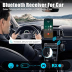 2026 Upgrade Pro Bluetooth 6.0 Transmitter Receiver (Black)