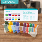 Clipper Guards Set for Most Wahl Clippers with Holder (Multicolor)