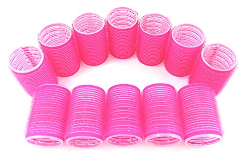 Jumbo Hair Rollers Curlers Self Grip Holding Rollers Hairdressing Curlers Hair Design Sticky Cling Style For DIY Or Hair Salon By Kamay's