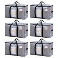 6 Pack Silver Extra Large Moving Bags (Silver / 6 Large)