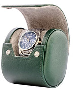 Single Watch Travel Case (Dark Green / 1 Watch Case)