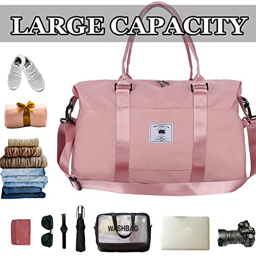 Travel Duffle Bag (Pink)