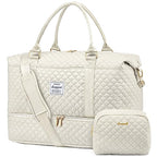 Travel Duffle Bag (Beige / Large-2 Pcs)