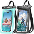 Waterproof Phone Pouch 2 Pack ([Black + Green])