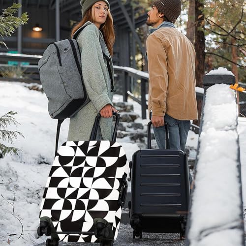 Geometric Minimalist Luggage Cover (#22 / M(fits 24-26Inch suitcase))