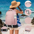 Camera Bag for DSLR SLR Mirrorless Camera (Pink / Medium)