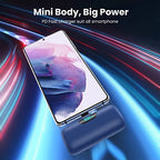 2 Pack]Portable Charger Power Bank for iPhone 17 (Black+Blue)
