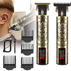 Hair Clippers for Mens Cordless Hair Trimmer T (Brown)