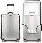 Luggage Protector Suitcase Cover PVC Waterproof Travel Suitcase Fits Most 20" to 30" (28" (19.7"L x 12.2"W x 28.3"H))