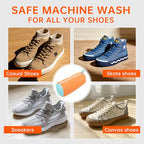 2PCS Orange Shoe Washing Machine Bags for All Shoe Types (Orange / 2PCS)