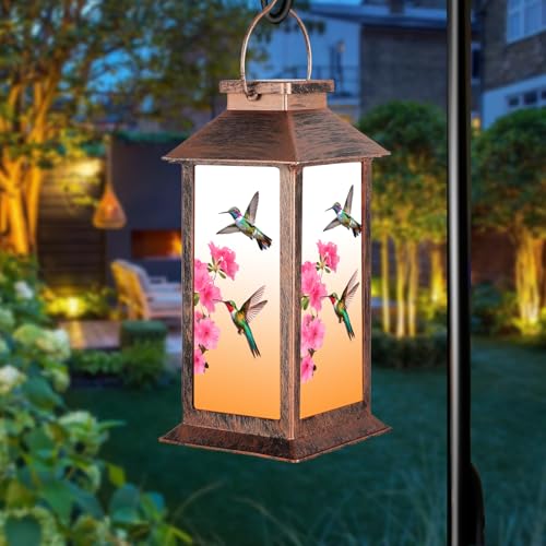 Solar Lanterns Outdoor Waterproof Garden Decor Birthday Gifts for Women Mom Grandma Sister