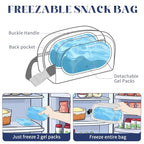 Small Cooler Bag (Blue-Floral Print)