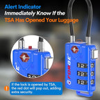 TSA Approved Luggage Locks (Blue 2 Pack)