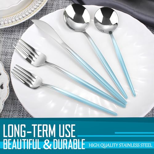 Gradient Blue Silverware Set (Gradient Blue)
