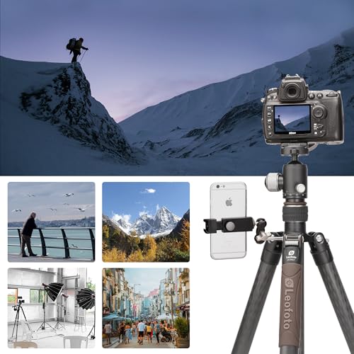 Portable Travel Tripod (with Center Column, Max Load 15kg)