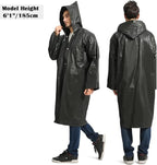 Opret 2 Pack Raincoats for Adults Reusable, EVA Rain Ponchos Lightweight Rain - Image 6