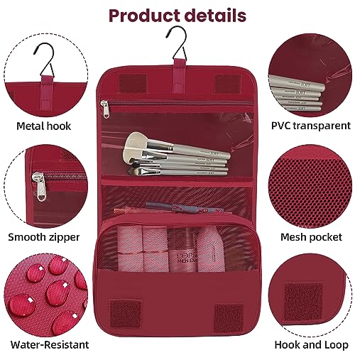 10 Set Packing Cubes Various Sizes Packing Organizer for Travel Accessories Luggage Carry On Suitcase (10-Burgundy / 10 Set-full Mesh)