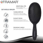 Detangling Brush for Curly Hair (Black)