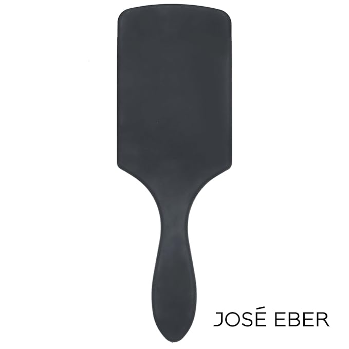 Jose Eber: Professional Series - Paddle Brush - 100% Natural Boar Hair W/Nylon Bristle, Reduces Breakage, Ideal for All Hairtypes, Salon Styling Tool