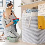 100L Large Laundry Baskets (Grey / 100L)