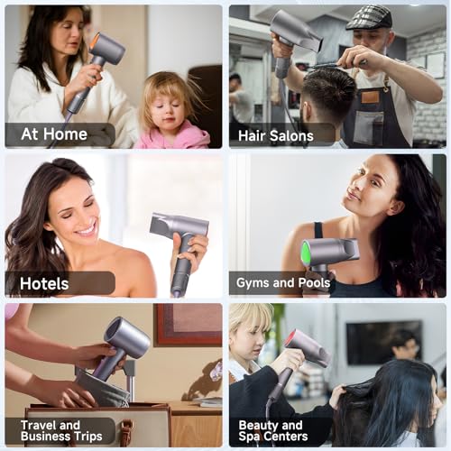 Hair Dryer 160000 RPM Ionic (Silver)