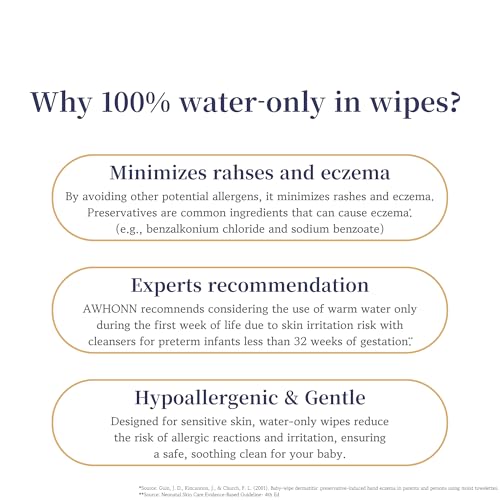 100% Water Wet Wipes (22 Count (Pack of 5))