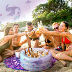 Inflatable Mermaid Cooler (Light Purple / Mermaid)