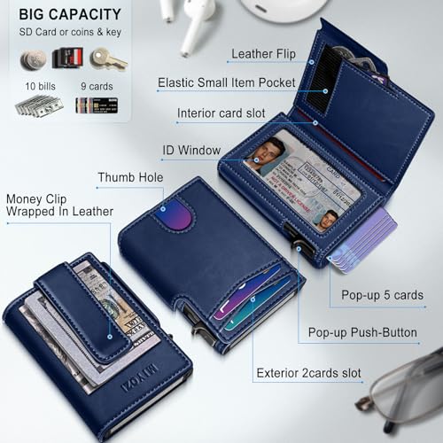 Wallet for Men (Purplish Blue104)