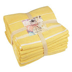 Cotton Turkish Beach Towels (39 x 72 inch ( Beach towel - 4 PACK ) / Yellow)