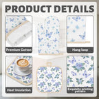 Blue Hydrangea Kitchen Decor Set (Blue Hydrangea)
