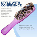 Gentle Purple Neon Full Size Hair Brush (Large / Purple)