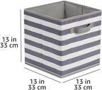 Amazon Basics Cube Organizer Storage Bins Handles, Collapsible Fabric - Image 5