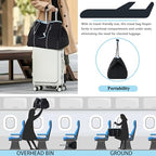 Neoprene Multipurpose Beach Bag Tote with Inner Zipper Pocket (Pure Black / Large)