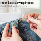 Sewing Kit Gifts for Adults Teen Grils Women Mom Grandma (Gray / M)