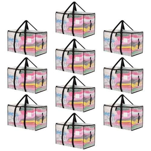 Moving Bags Heavy Duty Extra Large (Clear / 10 Pack)