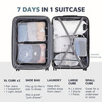 Large Compression Packing Cubes with Mesh 6 (White)