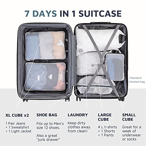 Large Compression Packing Cubes with Mesh 6 (White)