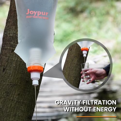 Gravity Water Filter Camping (Orange)