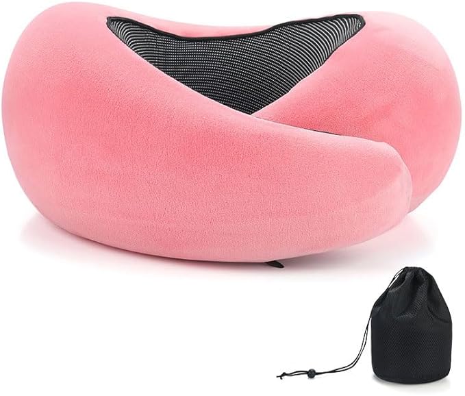Ergonomic Memory Foam Neck Pillow by Unknown